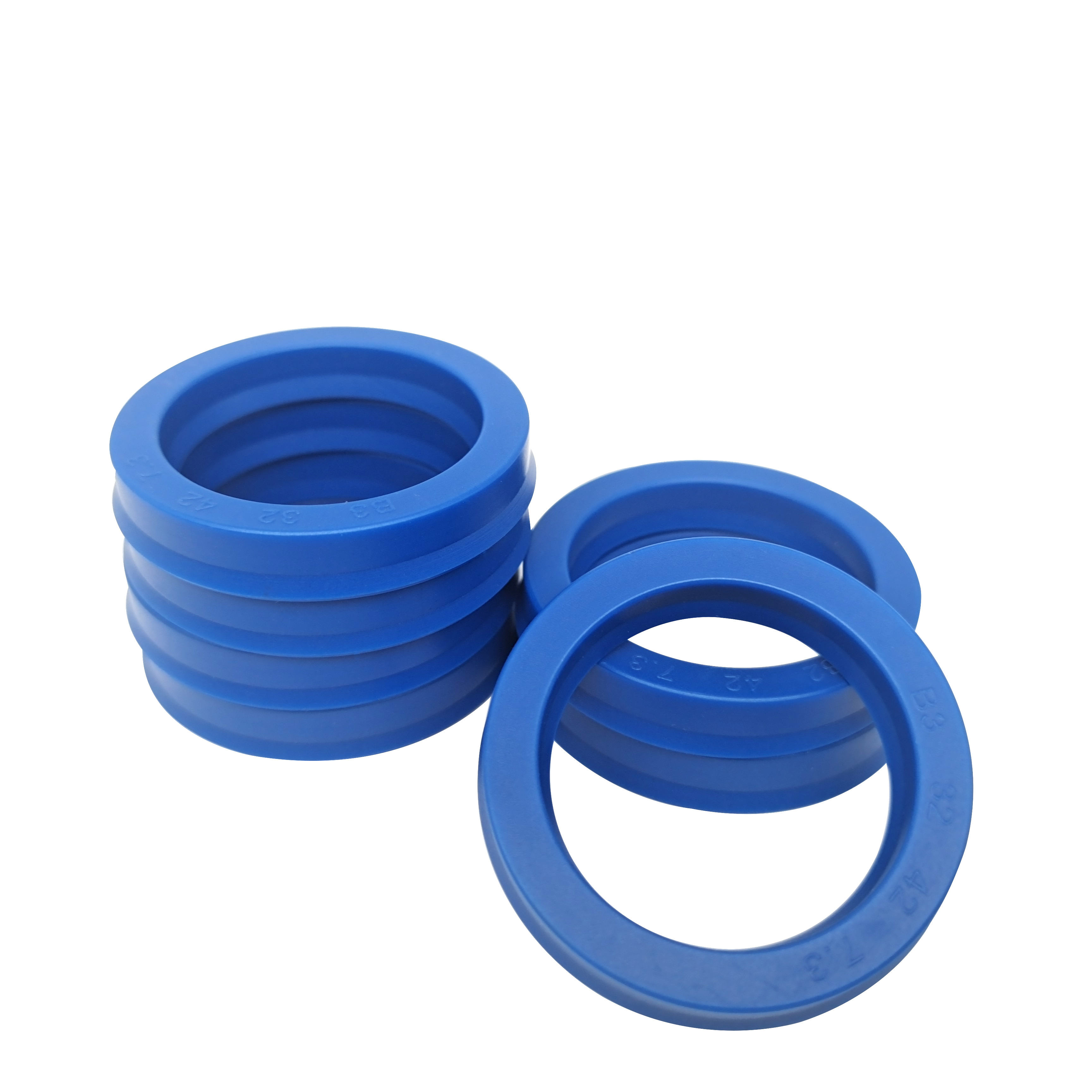 Construction Machinery Hydraulic Seals Auto Excavator Bulldozer Parts PU NBR FKM Material