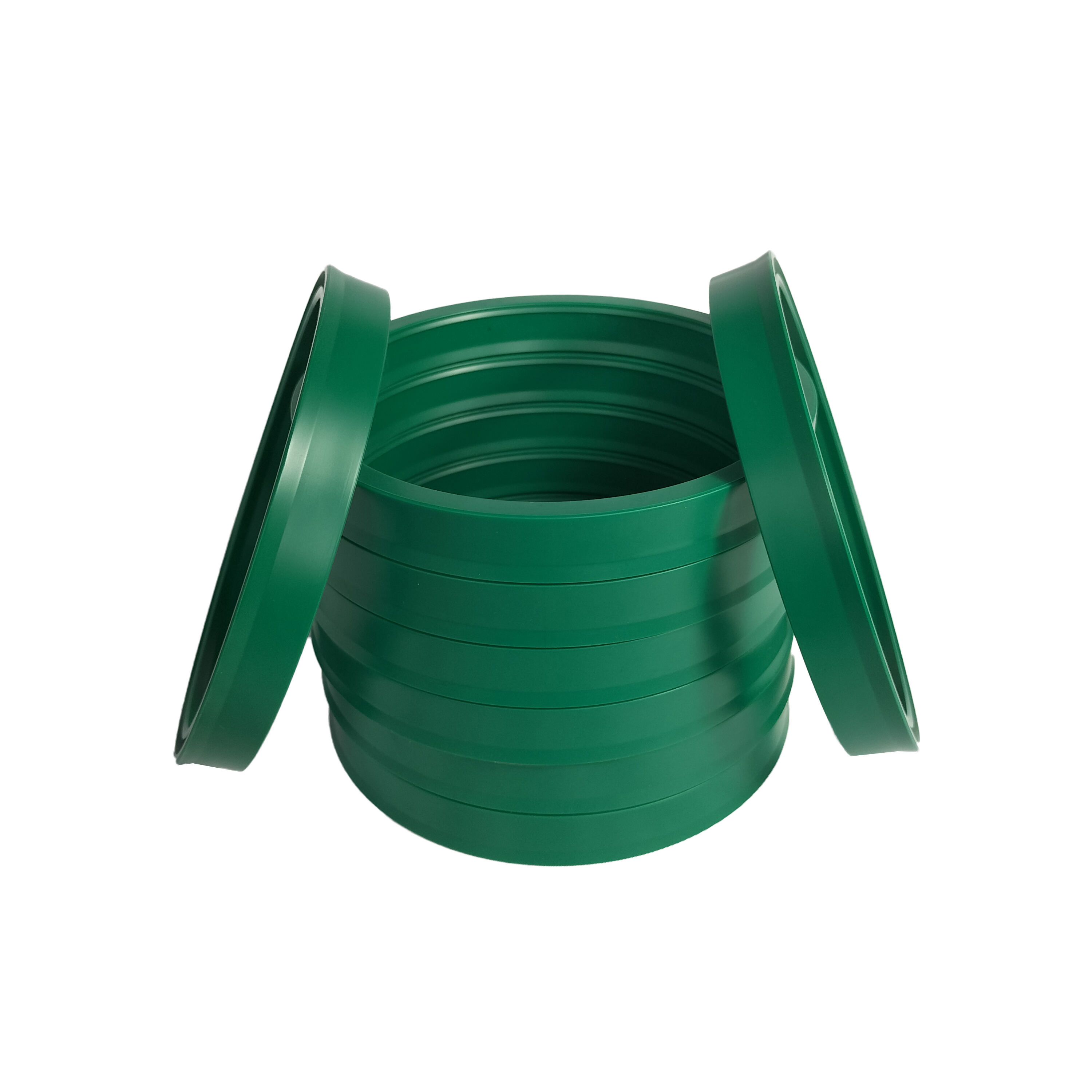 High Quality TPU Material Double Lip Green IDU Piston Rod Seals for Hydraulic Cylinders