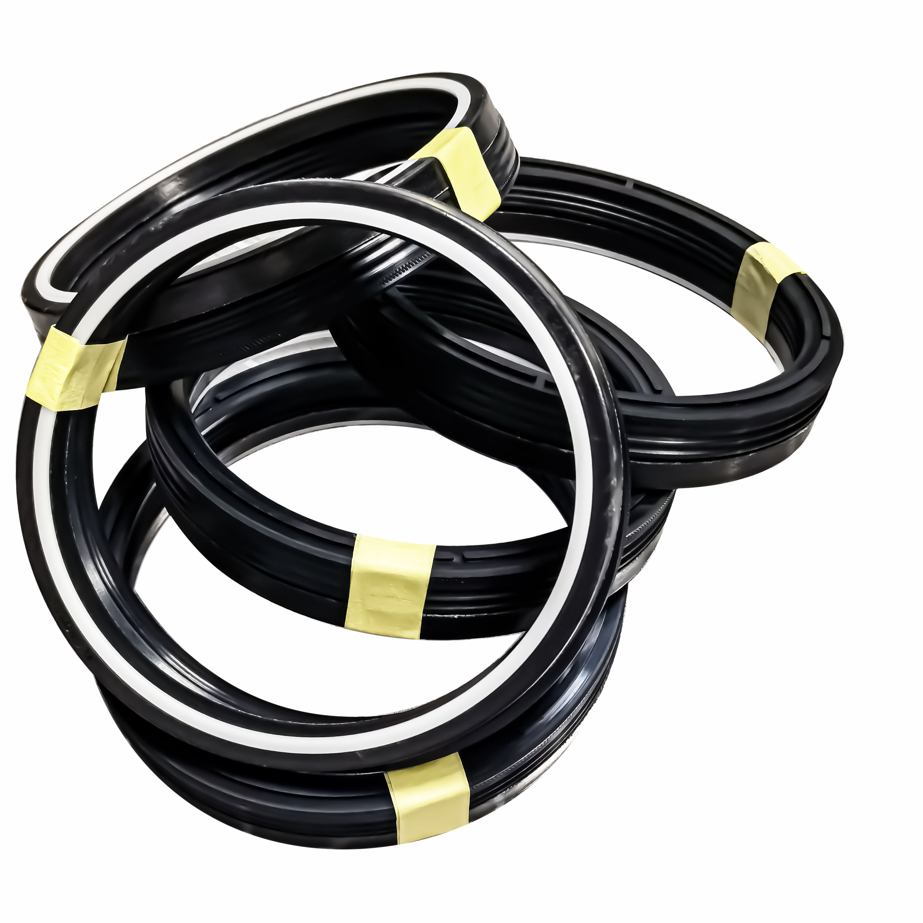 PSE Cloth Rubber Combination Seals Mining Hydraulic Machinery Parts Support Non-Standard piston rod seal