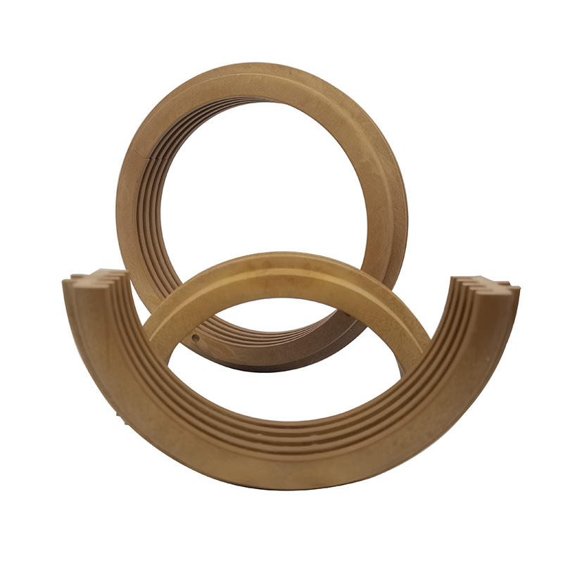 Polyimide material large motor sliding bearing floating labyrinth oil seal PI E type sealing ring