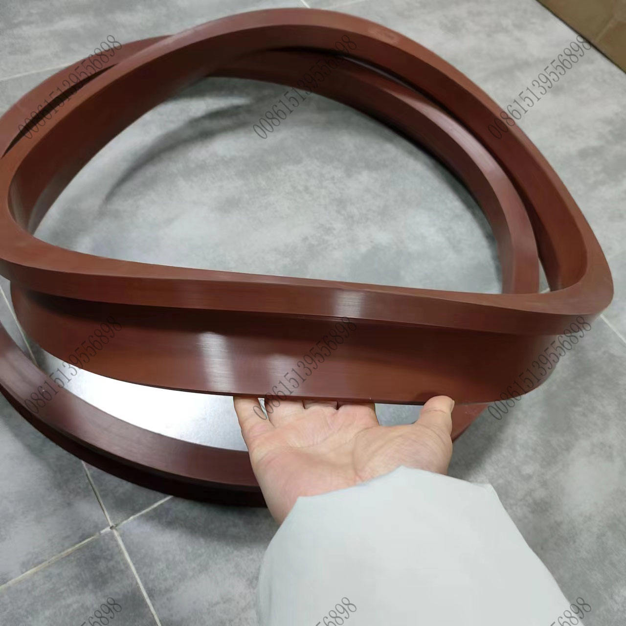 VA VE VS VL type sealing element, cement plant roller press water seal, V-shaped sealing ring, durable and corrosion-resistant