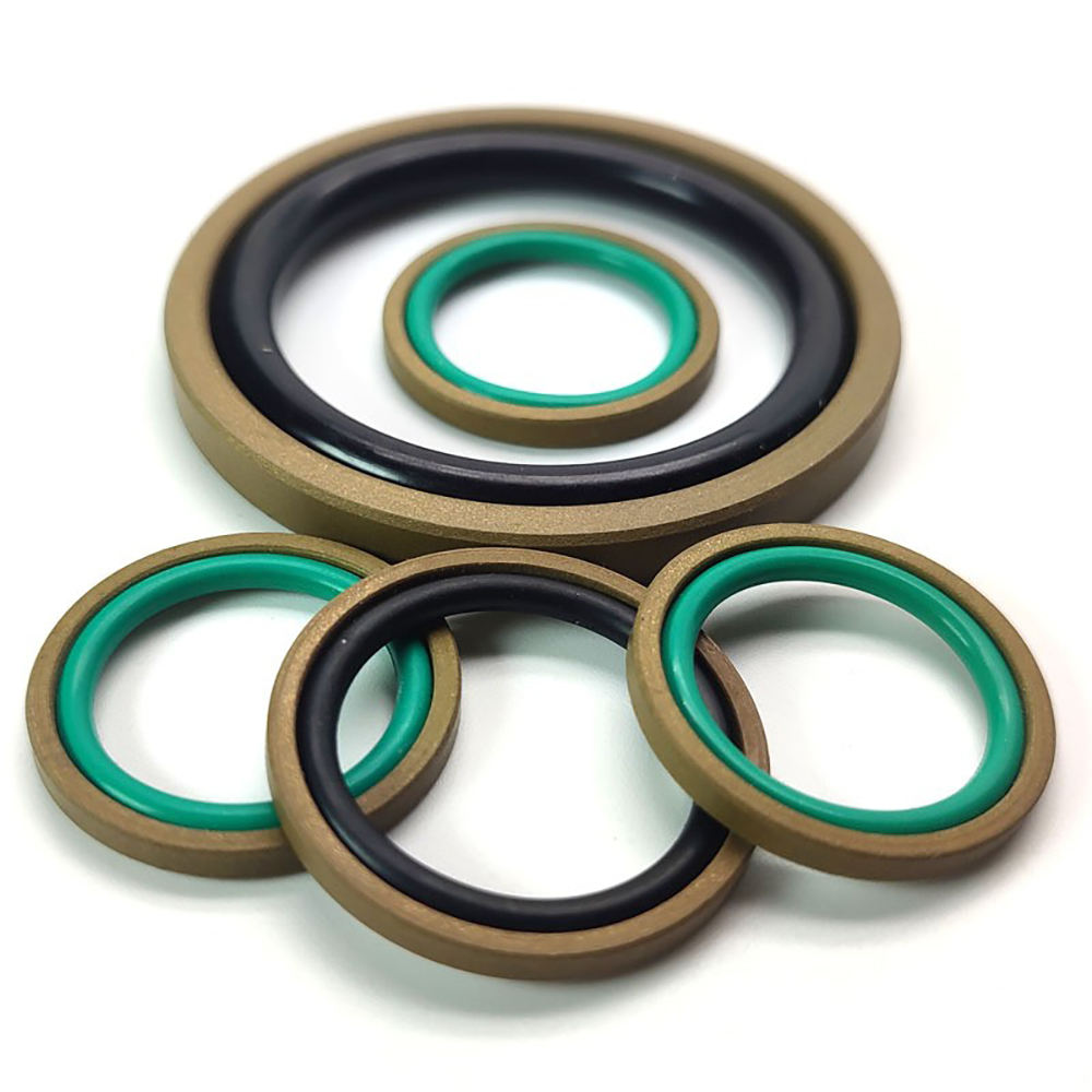 PTFE piston rod seals for hydraulic cylinders OD type shaft seals