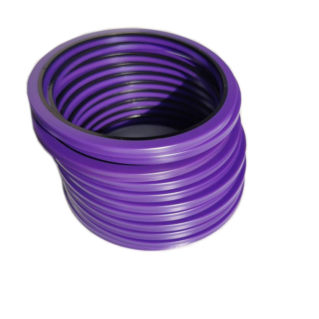 Purple high temperature resistant PU HBY buffer piston rod oil seal